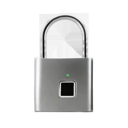 P2 Smart Fingerprint Padlock Waterproof Zinc Alloy Biometric Padlocks with Buit-In Rechargeable Battery
