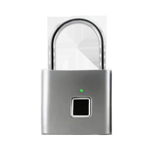 P2 Smart Fingerprint Padlock Waterproof Zinc Alloy Biometric Padlocks with Buit-In Rechargeable Battery